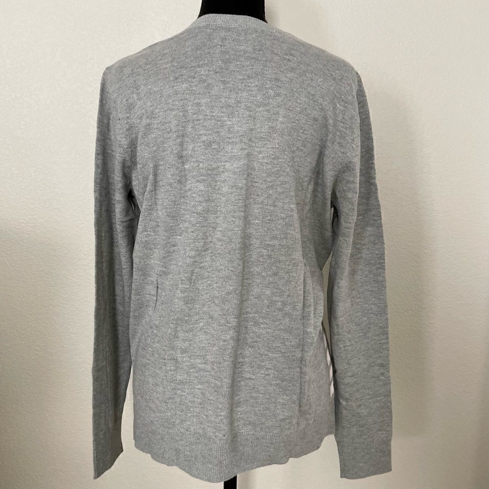 NWT Houndstooth Ribbed Button-Front Cardigan NWT - image 3